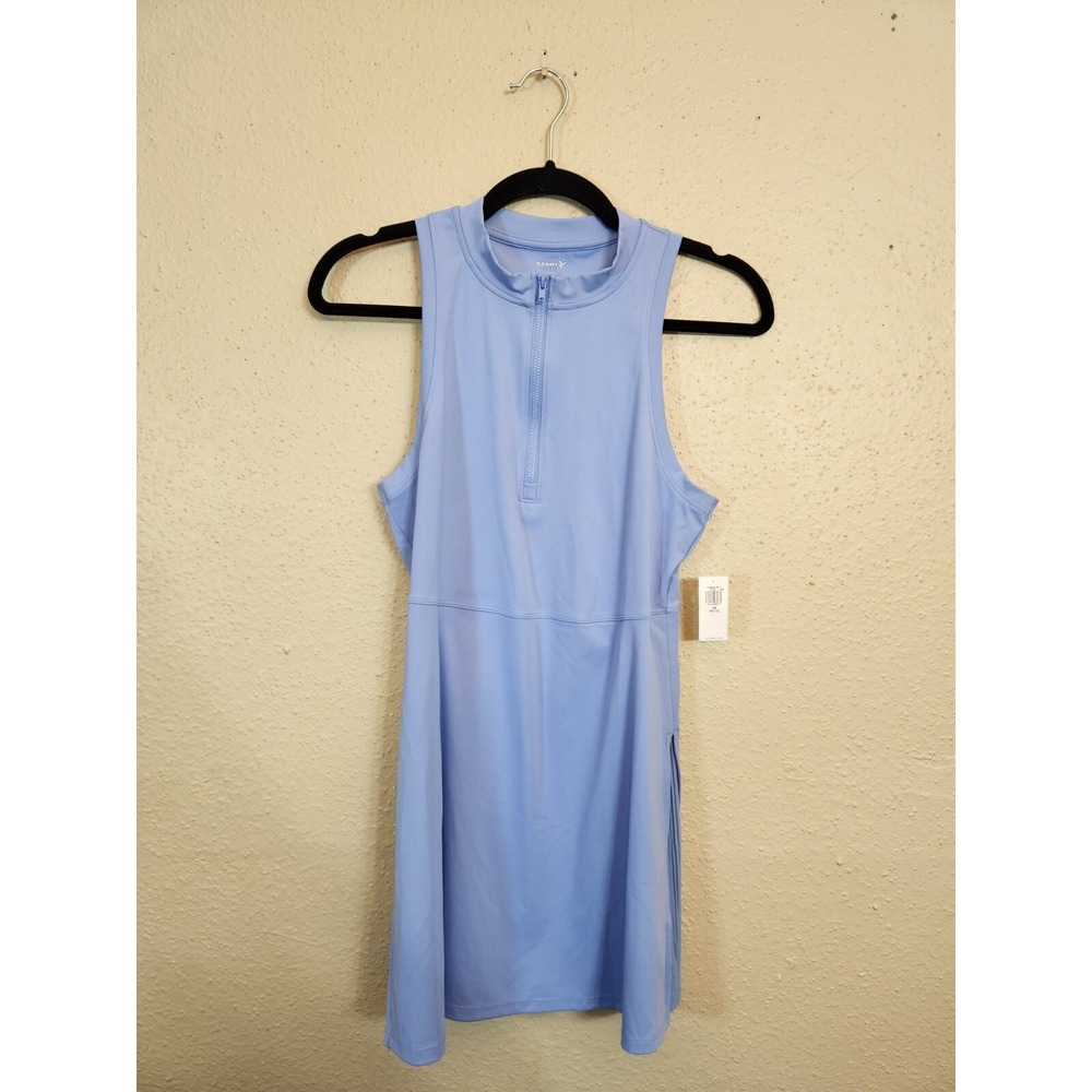 Old Navy Women's Blue Power Soft Sleeveless Tennis Tank Dress Size XS Petite NWT